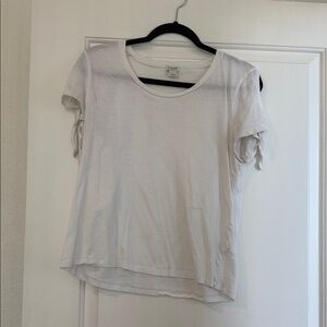 J. Crew White Short Sleeve Women's Tee